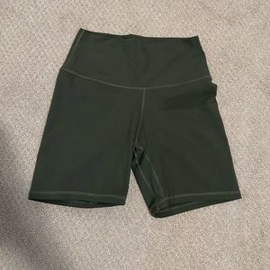 Dark green biker shorts- Size Medium